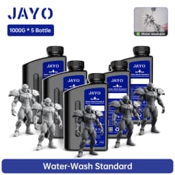 JAYO Water Washable Standard/ ABS Like Resin 3D Printer Resin 405nm UV Standard Rapid Photopolymer Resin For LCD/DLP/SLA 5Bottle