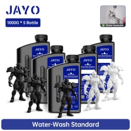 JAYO Water Washable Standard/ ABS Like Resin 3D Printer Resin 405nm UV Standard Rapid Photopolymer Resin For LCD/DLP/SLA 5Bottle