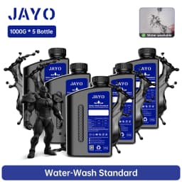 JAYO Water Washable Standard/ ABS Like Resin 3D Printer Resin 405nm UV Standard Rapid Photopolymer Resin For LCD/DLP/SLA 5Bottle