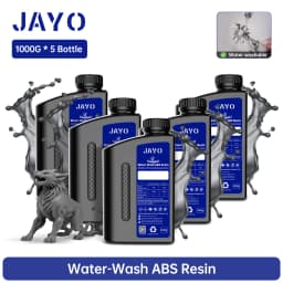 JAYO Water Washable Standard/ ABS Like Resin 3D Printer Resin 405nm UV Standard Rapid Photopolymer Resin For LCD/DLP/SLA 5Bottle