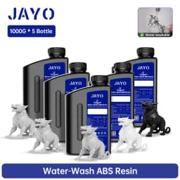 JAYO Water Washable Standard/ ABS Like Resin 3D Printer Resin 405nm UV Standard Rapid Photopolymer Resin For LCD/DLP/SLA 5Bottle