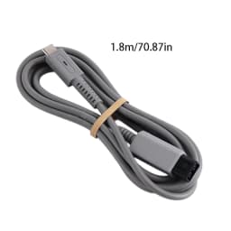 1.8m Type C Charge Cable for Wii Console 65W PD USB C Gaming Power Supply Cord for Nintendo Wii Charge Game Console LED Wire