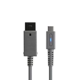 1.8m Type C Charge Cable for Wii Console 65W PD USB C Gaming Power Supply Cord for Nintendo Wii Charge Game Console LED Wire