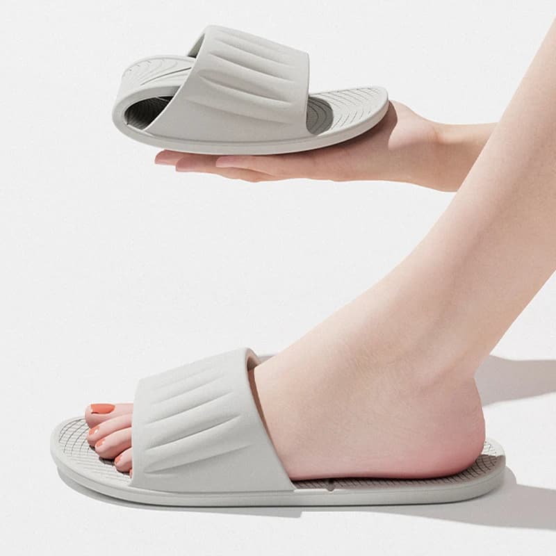 Foldable Travel Slippers for Women Men Non Slip Soft Sole Lightweight Bathroom Shower Slippers Quick Dry EVA Hotel Beach Shoes