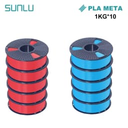 SUNLU PLA High Speed/PLA Meta 10KG 1KG/Roll 1.75mm+/-0.02MM 3D Printer Filament Lines Up Neatly Wound For FDM Printer Fast Ship