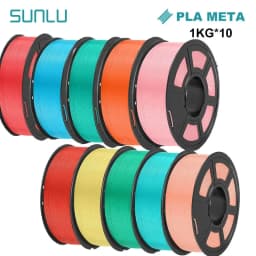 SUNLU PLA High Speed/PLA Meta 10KG 1KG/Roll 1.75mm+/-0.02MM 3D Printer Filament Lines Up Neatly Wound For FDM Printer Fast Ship