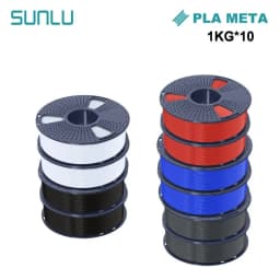 SUNLU PLA High Speed/PLA Meta 10KG 1KG/Roll 1.75mm+/-0.02MM 3D Printer Filament Lines Up Neatly Wound For FDM Printer Fast Ship