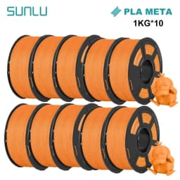 SUNLU PLA High Speed/PLA Meta 10KG 1KG/Roll 1.75mm+/-0.02MM 3D Printer Filament Lines Up Neatly Wound For FDM Printer Fast Ship