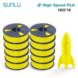 SUNLU PLA High Speed/PLA Meta 10KG 1KG/Roll 1.75mm+/-0.02MM 3D Printer Filament Lines Up Neatly Wound For FDM Printer Fast Ship