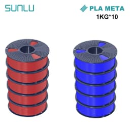 SUNLU PLA High Speed/PLA Meta 10KG 1KG/Roll 1.75mm+/-0.02MM 3D Printer Filament Lines Up Neatly Wound For FDM Printer Fast Ship