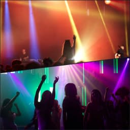 U'King 15W RGBW 4 in 1 LED Moving Head Light 11/13CH Beam Stage Light DMX512 Voice-activated Effect for Party DJ Bar KTV Disco