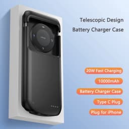 10000mAh Universal Battery Charger Case for IPhone 15 Huawei Samsung Xiaomi Type C Fast Charging Power Bank