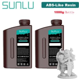 SUNLU 2KG ABS-Like/ Standard / Water-Wash 3D Resin 405nm UV Resin For Most SLA/DLP/LCD 3D Printer Material UV Sensitive 1kg