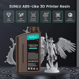 SUNLU 2KG ABS-Like/ Standard / Water-Wash 3D Resin 405nm UV Resin For Most SLA/DLP/LCD 3D Printer Material UV Sensitive 1kg