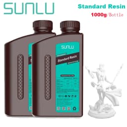 SUNLU 2KG ABS-Like/ Standard / Water-Wash 3D Resin 405nm UV Resin For Most SLA/DLP/LCD 3D Printer Material UV Sensitive 1kg