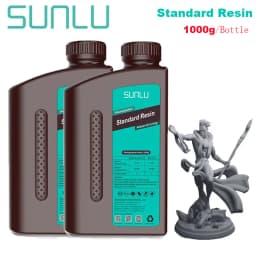 SUNLU 2KG ABS-Like/ Standard / Water-Wash 3D Resin 405nm UV Resin For Most SLA/DLP/LCD 3D Printer Material UV Sensitive 1kg