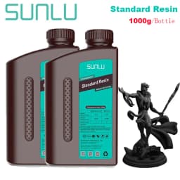 SUNLU 2KG ABS-Like/ Standard / Water-Wash 3D Resin 405nm UV Resin For Most SLA/DLP/LCD 3D Printer Material UV Sensitive 1kg