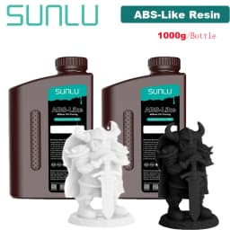 SUNLU 2KG ABS-Like/ Standard / Water-Wash 3D Resin 405nm UV Resin For Most SLA/DLP/LCD 3D Printer Material UV Sensitive 1kg