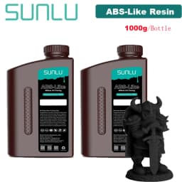 SUNLU 2KG ABS-Like/ Standard / Water-Wash 3D Resin 405nm UV Resin For Most SLA/DLP/LCD 3D Printer Material UV Sensitive 1kg