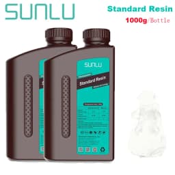 SUNLU 2KG ABS-Like/ Standard / Water-Wash 3D Resin 405nm UV Resin For Most SLA/DLP/LCD 3D Printer Material UV Sensitive 1kg