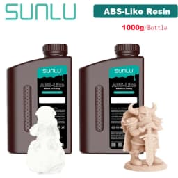 SUNLU 2KG ABS-Like/ Standard / Water-Wash 3D Resin 405nm UV Resin For Most SLA/DLP/LCD 3D Printer Material UV Sensitive 1kg