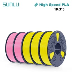 SUNLU High-speed PLA 3D Printer Filament 5KG 1KG A Roll 1.75MM Tolerances +/-0.02MM Filament Fast Shipping From EU / US