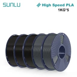 SUNLU High-speed PLA 3D Printer Filament 5KG 1KG A Roll 1.75MM Tolerances +/-0.02MM Filament Fast Shipping From EU / US