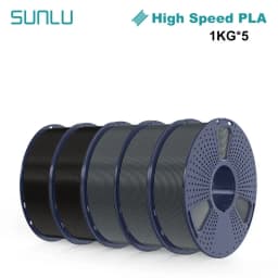 SUNLU High-speed PLA 3D Printer Filament 5KG 1KG A Roll 1.75MM Tolerances +/-0.02MM Filament Fast Shipping From EU / US