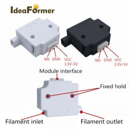 Filament Breakage Detection Module With 1M Cable Run-out Sensor Material Inspection Switch 3D Sensor Detector 3D Printer Parts
