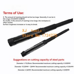1PC Adjustable Hand Reamer HSS Size Range Alloy Steel Reamer Hand Reamer Machine Cutting Tools (10/12/15/17/19/20/21/23/25/26mm)