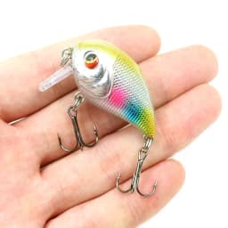Mini Crankbait Fishing Lure 4.5cm 7.4g Floating Wobblers Artificial Hard Bait Swimbait Minnow Trout Bass Carp Fishing Tackle