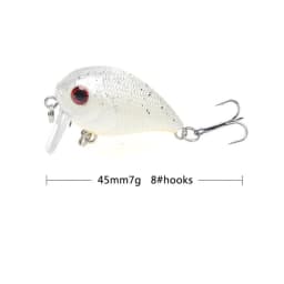 Mini Crankbait Fishing Lure 4.5cm 7.4g Floating Wobblers Artificial Hard Bait Swimbait Minnow Trout Bass Carp Fishing Tackle