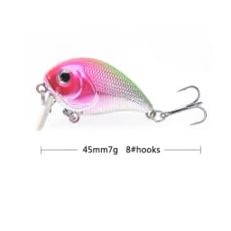 Mini Crankbait Fishing Lure 4.5cm 7.4g Floating Wobblers Artificial Hard Bait Swimbait Minnow Trout Bass Carp Fishing Tackle
