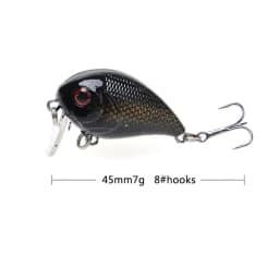 Mini Crankbait Fishing Lure 4.5cm 7.4g Floating Wobblers Artificial Hard Bait Swimbait Minnow Trout Bass Carp Fishing Tackle
