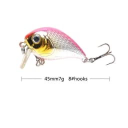 Mini Crankbait Fishing Lure 4.5cm 7.4g Floating Wobblers Artificial Hard Bait Swimbait Minnow Trout Bass Carp Fishing Tackle