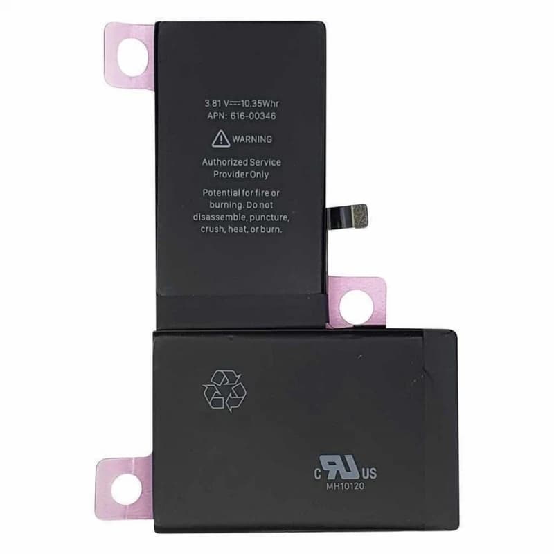 Internal Battery for Apple iPhone 10 / X 2716 Mah Large Capacity 616-00346 # Apple iPhone X (iPhone 10, iPhone Ten, iPhone Edition, iPhone Pro, A1865, A1901, A1902)