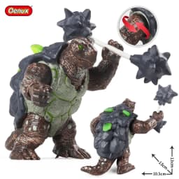 Oenux Simulation Dinosaur Dragon Turtles Fire Bull Orangutan Magma Golem Animal Model Action Figures Pvc Collection Kid Toy Gift