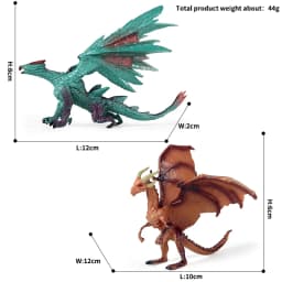 Oenux Simulation Dinosaur Dragon Turtles Fire Bull Orangutan Magma Golem Animal Model Action Figures Pvc Collection Kid Toy Gift