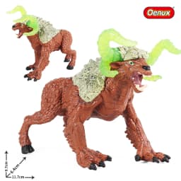Oenux Simulation Dinosaur Dragon Turtles Fire Bull Orangutan Magma Golem Animal Model Action Figures Pvc Collection Kid Toy Gift
