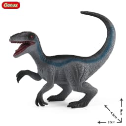 Oenux Jurassic Dinosaur World Eoraptor Dilophosauridae Mosasaurus Velociraptor T-Rex Animasl Model Action Figures Kid Toy Gift