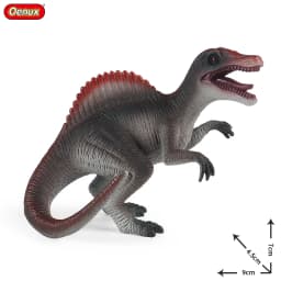 Oenux Jurassic Dinosaur World Eoraptor Dilophosauridae Mosasaurus Velociraptor T-Rex Animasl Model Action Figures Kid Toy Gift