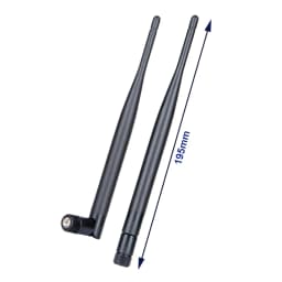 2 PSC 2.4GHz Wireless WiFi Antenna 6dBi SMA Male Connector WiFi Antenna For Router Network Card Drone IP Camera Pigtail Cable