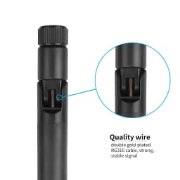 2 PSC 2.4GHz Wireless WiFi Antenna 6dBi SMA Male Connector WiFi Antenna For Router Network Card Drone IP Camera Pigtail Cable