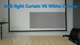 Salange Projector Screen 16:9 Metal Anti Light Curtain Reflective Fabric Cloth For YG300 XGIMI H3 HALO Mogo Xiaomi DLP Projector