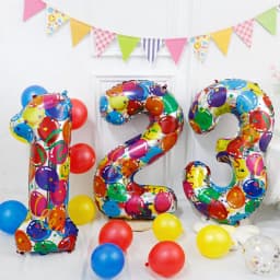 Large Colored Digital Aluminum Balloons fr Children and Adults Birthday Party Decoration Baby Girl and Boy Photography Tool 40”