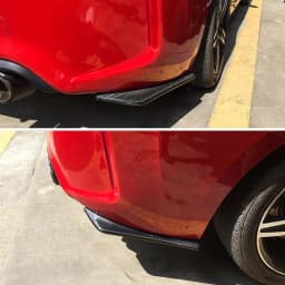 Universal Rear Bumper Protector Diffuser Spoiler Splitter For Audi Q5 Q7 BMW F31 X5 E70 Passat B7 Mazda 6 Peugeot 308 Suzuki Swi