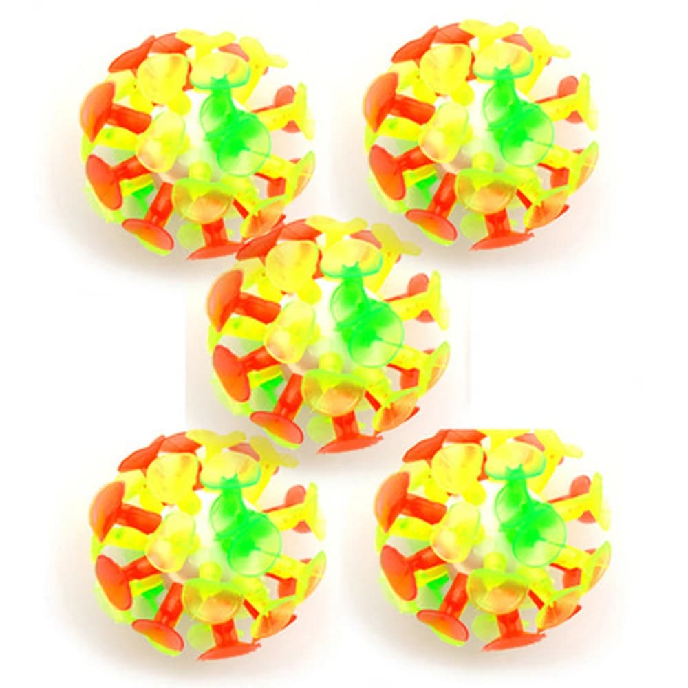 4Pcs Suction Cup Interesting Teaching Kindergarten Toys Products Sticky Ball Sucking Chuck Outdoor Sports Plastic EducationalToy