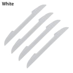 New 4PCS Protective Strip Car Side Door Edge Protector Scrape Guard Bumper Guards Handle Cover 3D Sticker Car Styling Emblem