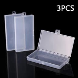 3pcs/set Storage Box Paper Money Album Currency Banknote Case Storage Bags Collection Boxes Holder With Transparent Plastic Case
