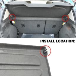 For Ford focus 3 mondeo MK4 Fiesta MK7 MK8 B-Max C-max Rear Boot Trunk Load Cover Parcel shelf clips pivot Bracket Mount